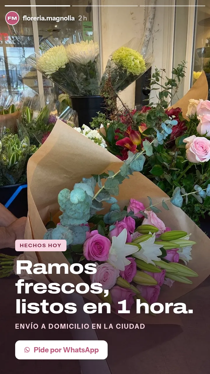 Después: Historia terminada para florería
